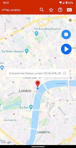 VPNa - Fake GPS Location Go captura de pantalla 3