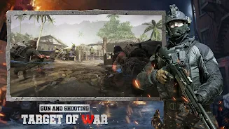 ภาพหน้าจอ Gun and Shooting: Target war 3