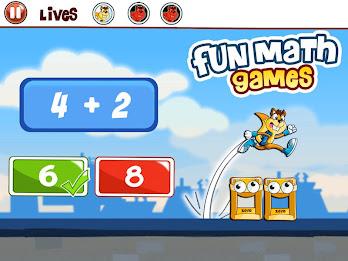 Math Games for kids: addition Captura de pantalla 1