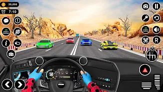 Highway Car Racing Offline ảnh chụp màn hình 4