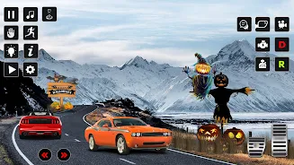 Halloween Snow City Drive ảnh chụp màn hình 4