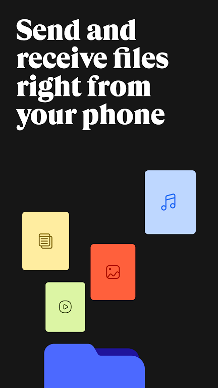 WeTransfer : File Transfer 스크린 샷 1