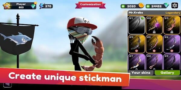 Screenshot Stickman Archer Online 3