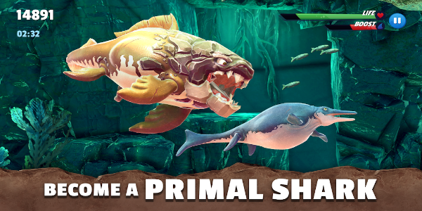 Hungry Shark Primal экрана 3
