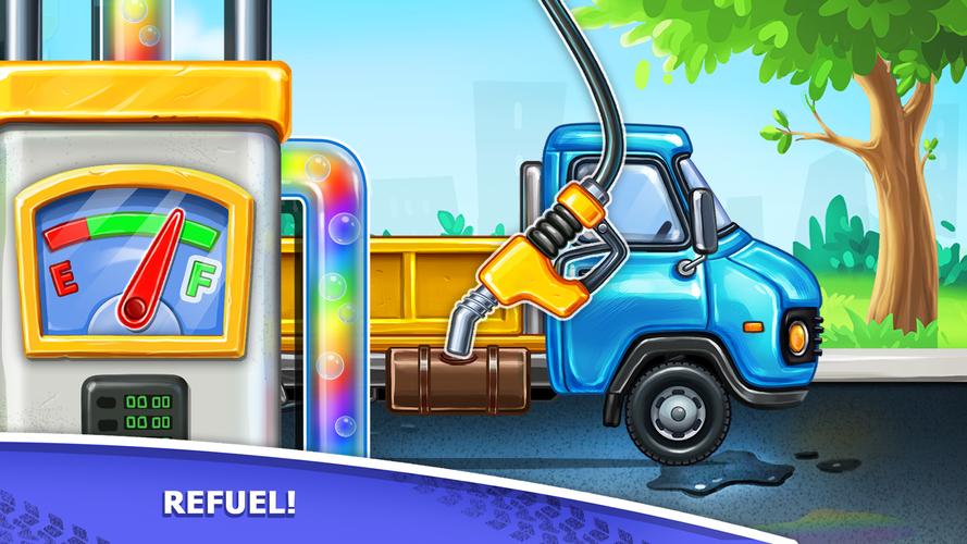 Kids truck games Build a house Capture d’écran3