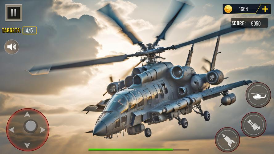 Gunship Battle Helicopter Game Capture d’écran3