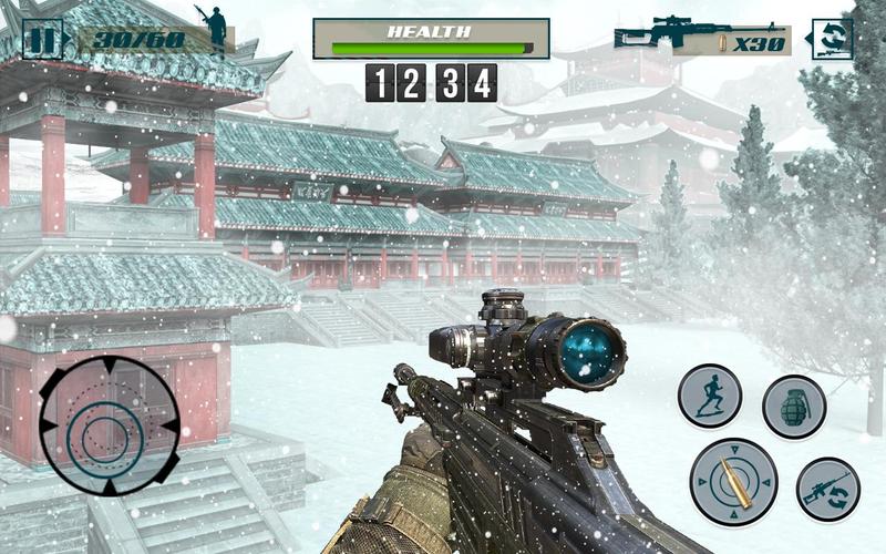 SWAT Sniper Fps Gun Games ảnh chụp màn hình 1