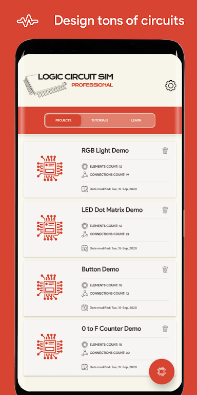 Logic Circuit Simulator Pro Mod Capture d’écran1