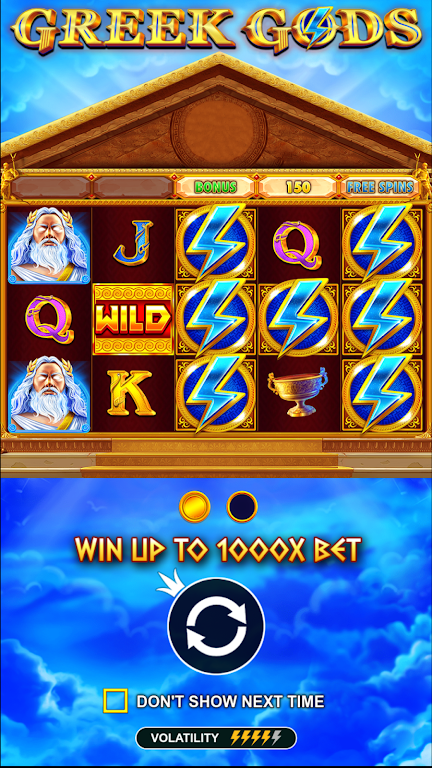 Greek Gods - Slot Casino Game 스크린 샷 1