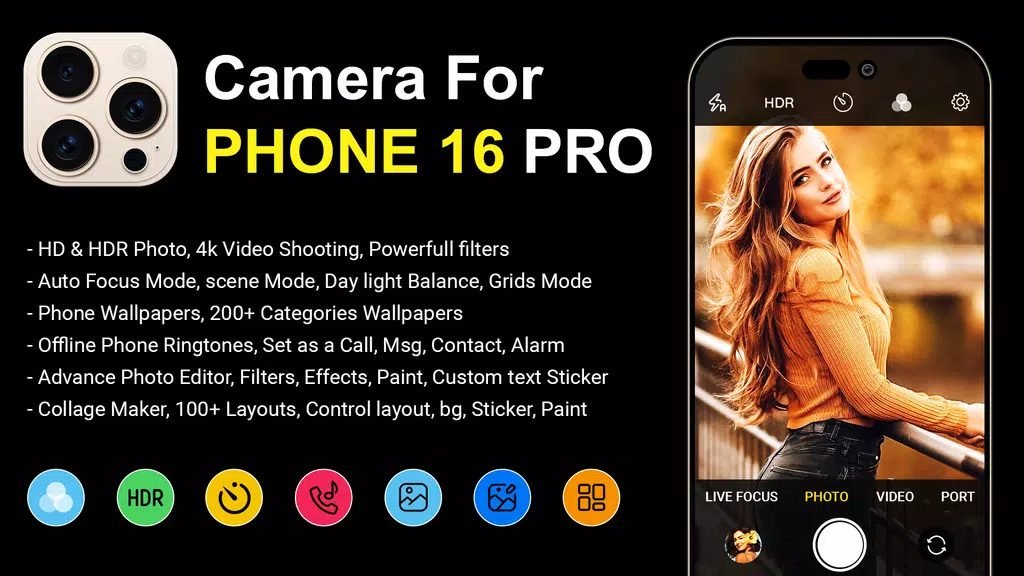 Camera iPhone 16 - OS18 Camera应用截图第1张