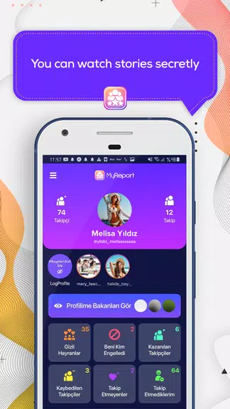 MyReport: View Hidden Accounts Screenshot 2