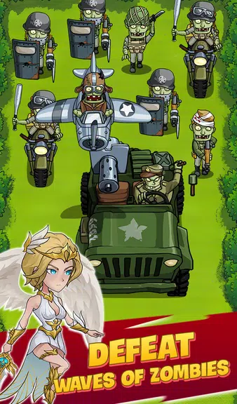 Zombie War Idle Defense Game ảnh chụp màn hình 4