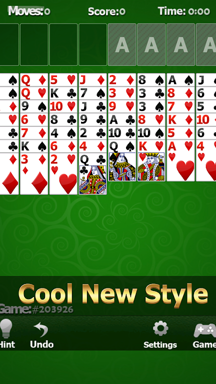 Solitaire Free Cellスクリーンショット3