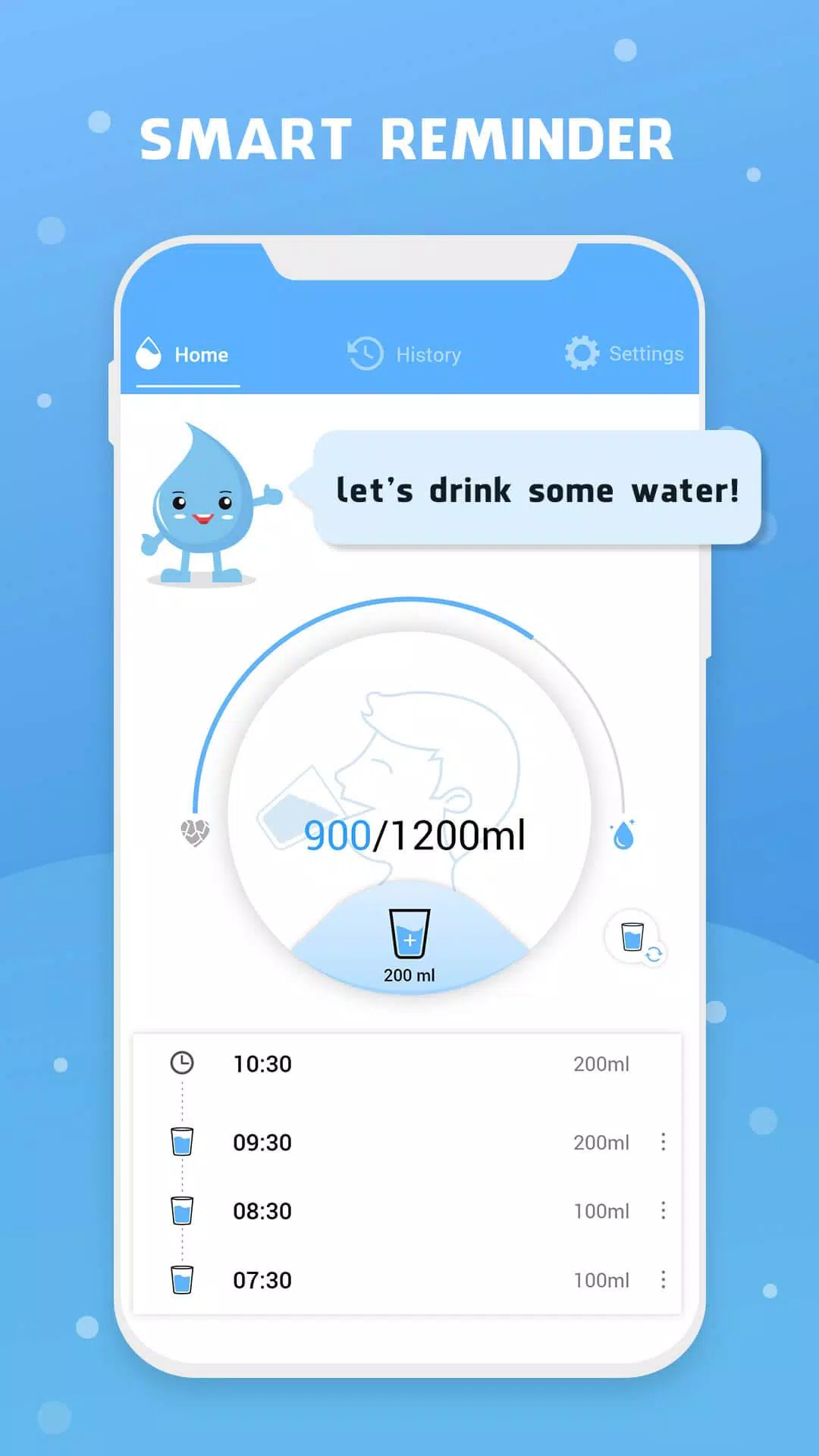 Water Reminder - Remind Drink 屏幕截圖1
