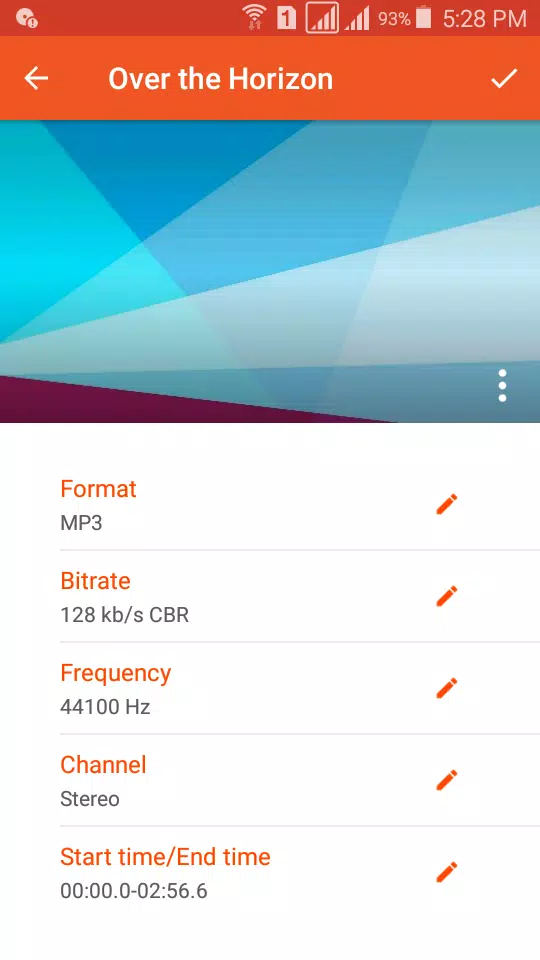 Audio Converter (MP3 AAC OPUS) 스크린 샷 1