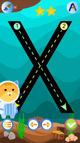 ABC Kids - trace letters, pres screenshot 2