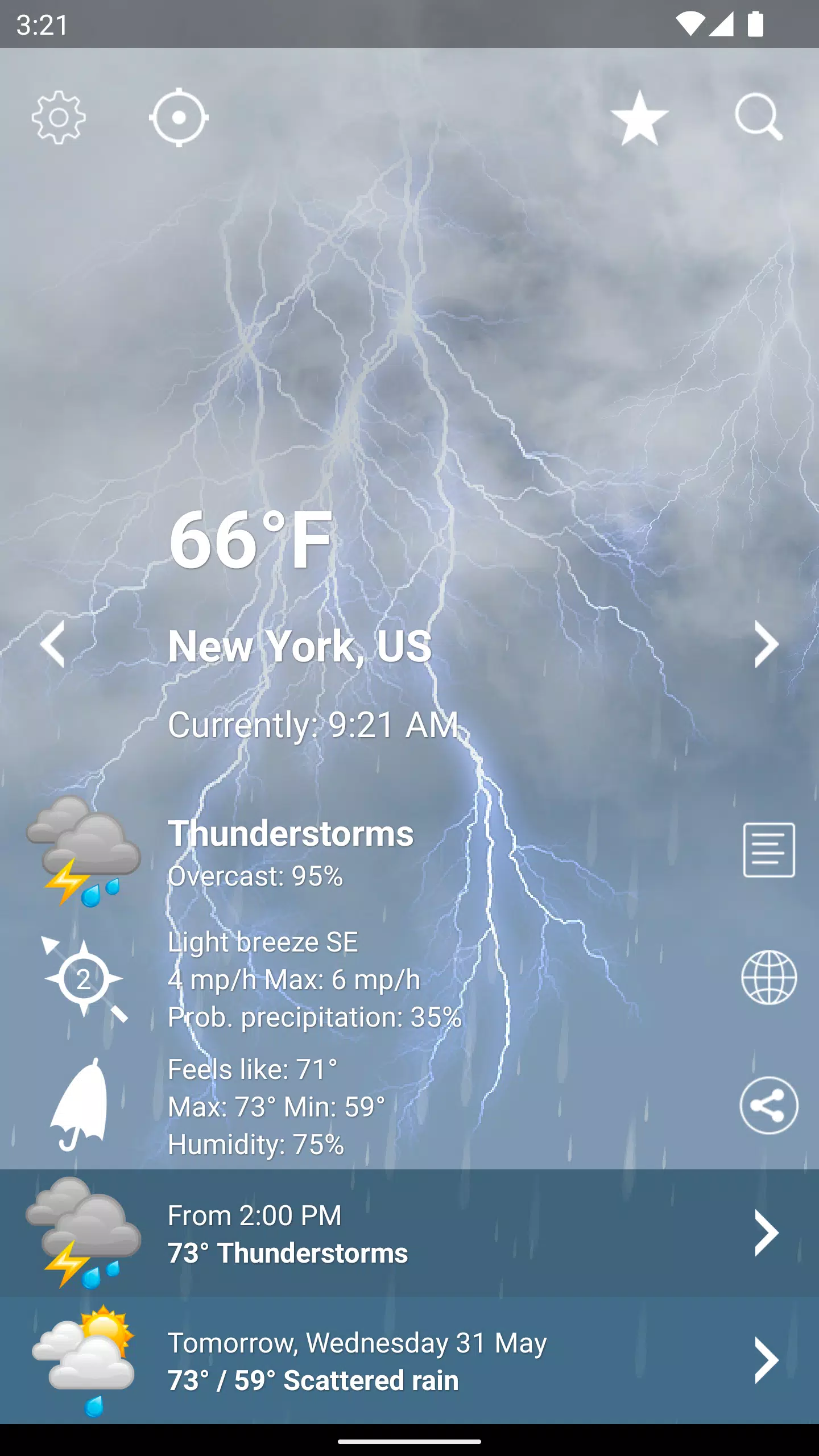 Weather XL PRO屏幕截圖2