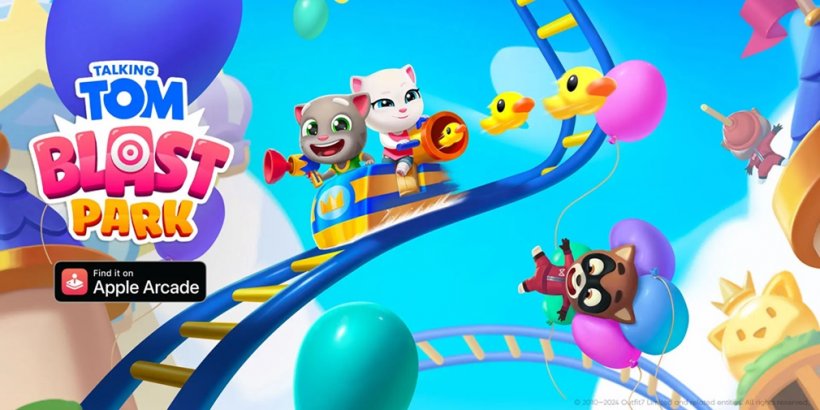 BLAST RAKOONZ AUSSER IM TOME TOM BLAST PARK, jetzt auf Apple Arcade erhältlich