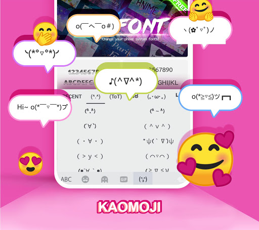 Screenshot Teclado Kika-Teclado Emoji,GIF 4