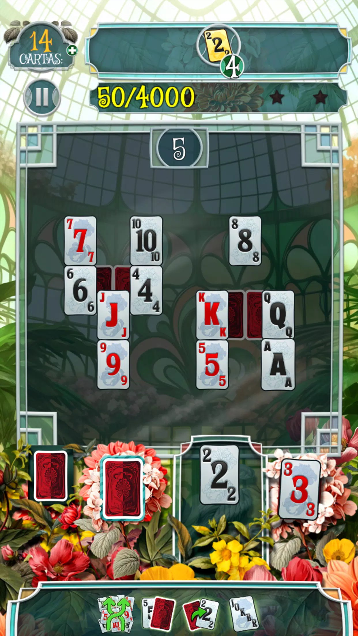 Greenhouse Solitaire TriPeaks屏幕截圖3