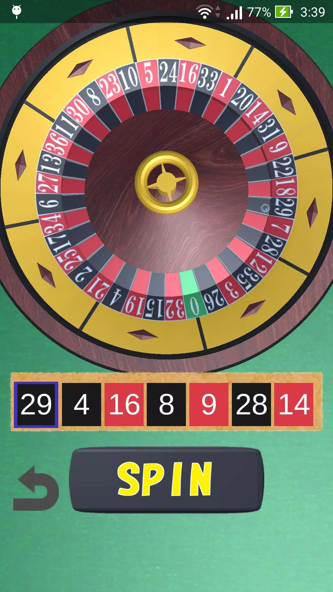 Roulette Wheel zrzut ekranu 3