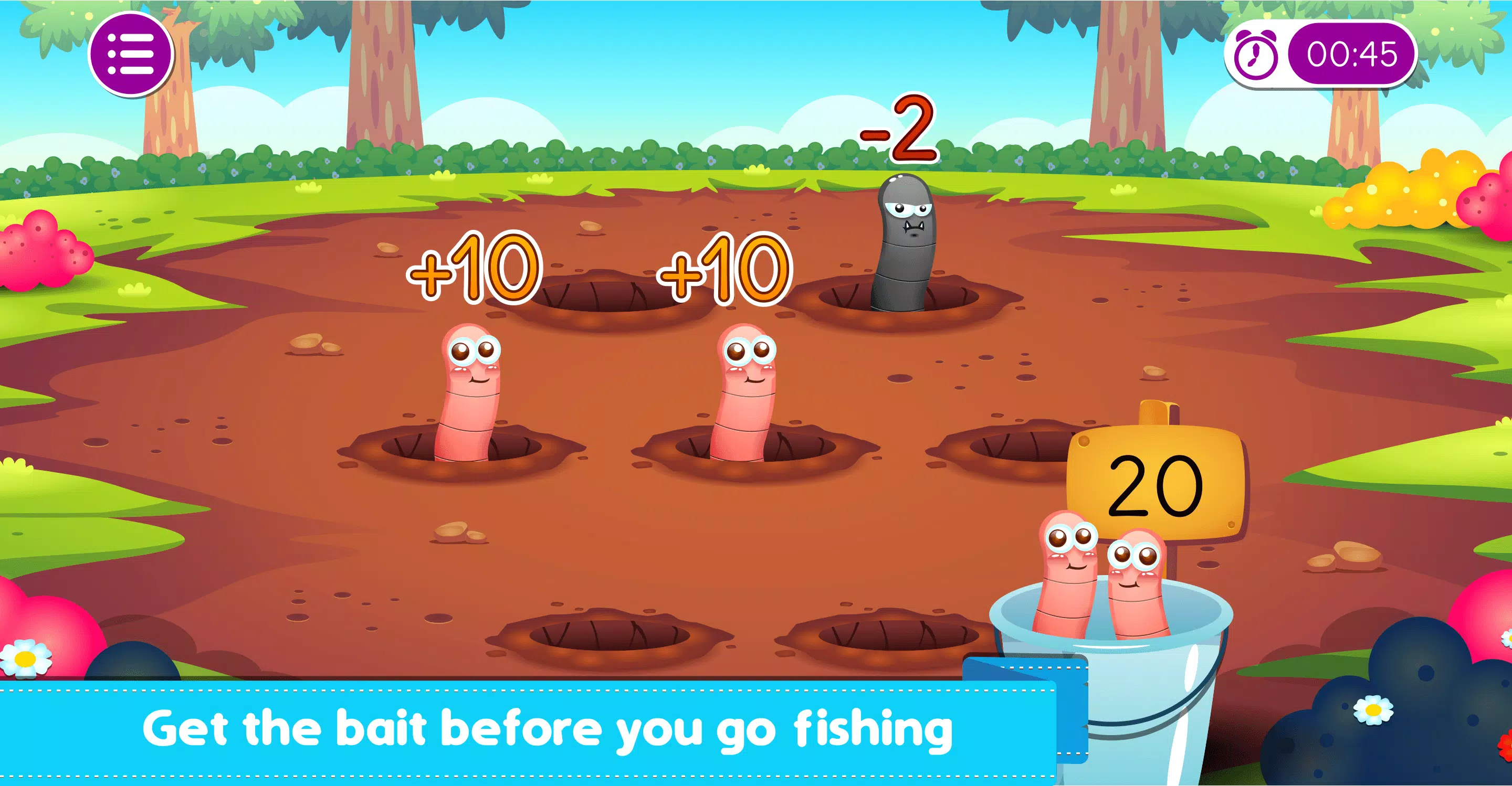 Marbel Fishing - Kids Games स्क्रीनशॉट 2