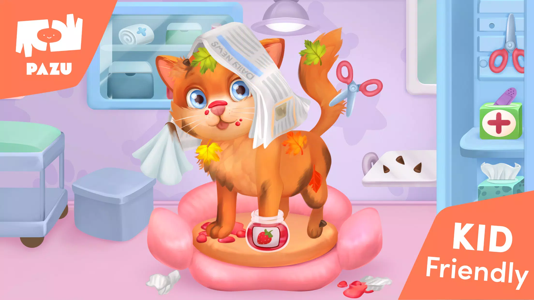 Cat game - Pet Care & Dress up应用截图第2张