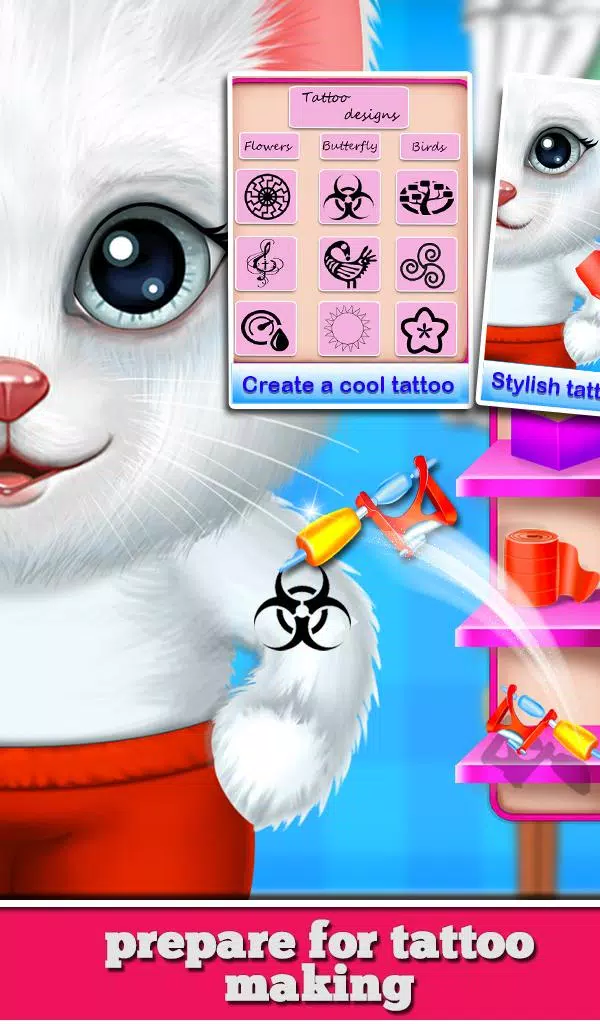 Kitty Nail Salon Daycare Cute screenshot 3