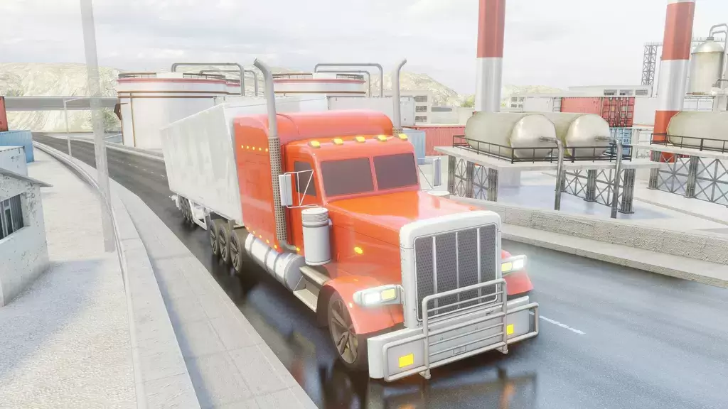 Usa Truck Simulator Car Games স্ক্রিনশট 3