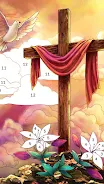 Bible Coloring Paint By Number captura de pantalla 2