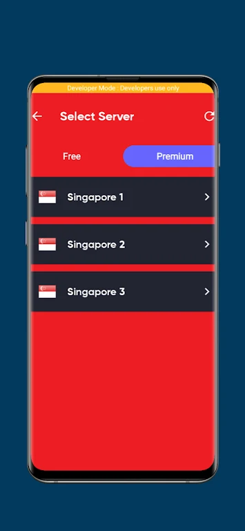 Screenshot Singapore VPN: Proxy SG Master 4