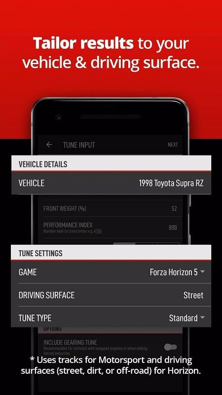 ForzaTune Pro ภาพหน้าจอ 3