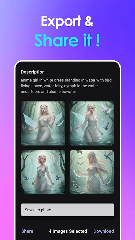 Vivid AI: AI Image Generator экрана 1
