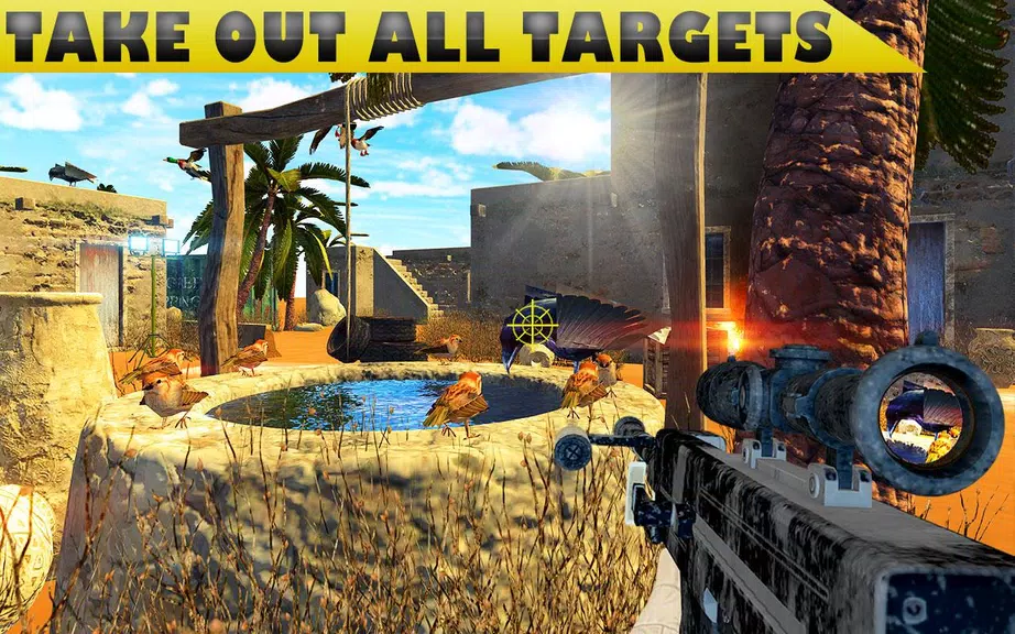 Desert Birds Sniper Shooter 3Dスクリーンショット4