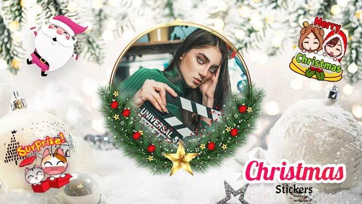Christmas Photo Frames, Editor экрана 2