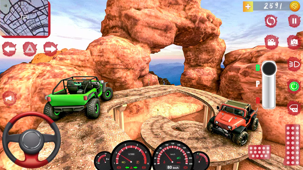 Mud Jeep Mud Driving Simulator ကိုဖန်သားပြင်3