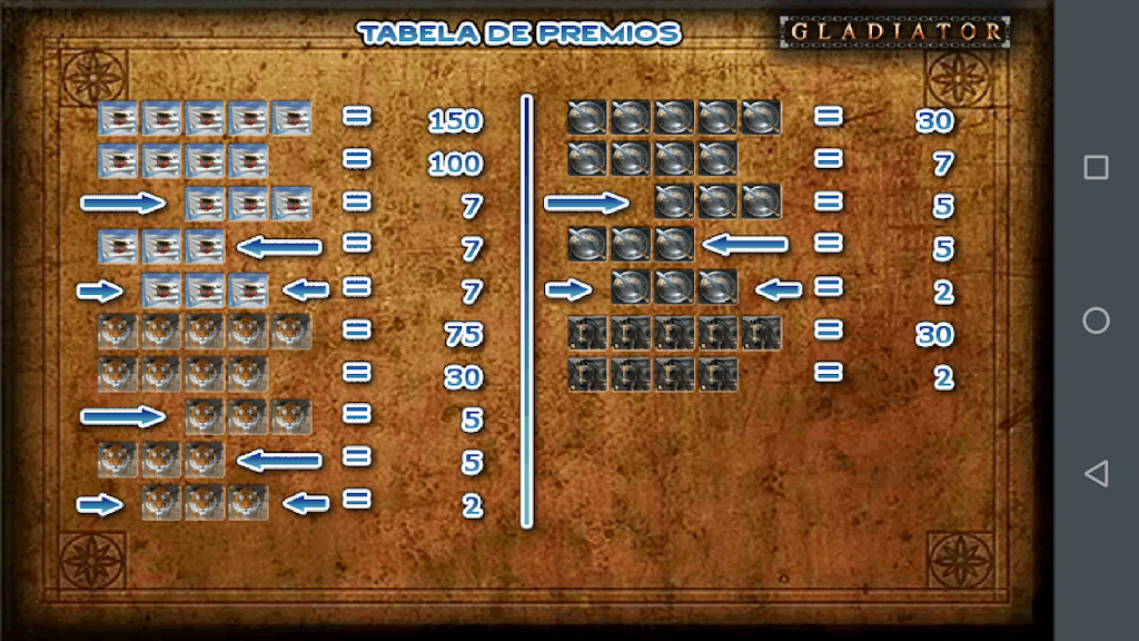 Gladiador Slot Caça Níquel captura de pantalla 4
