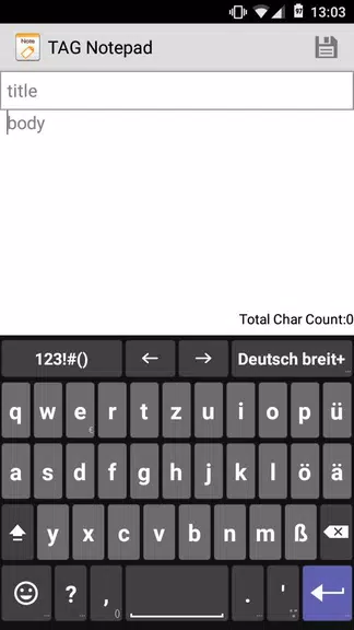 German for AnySoftKeyboard screenshot 1