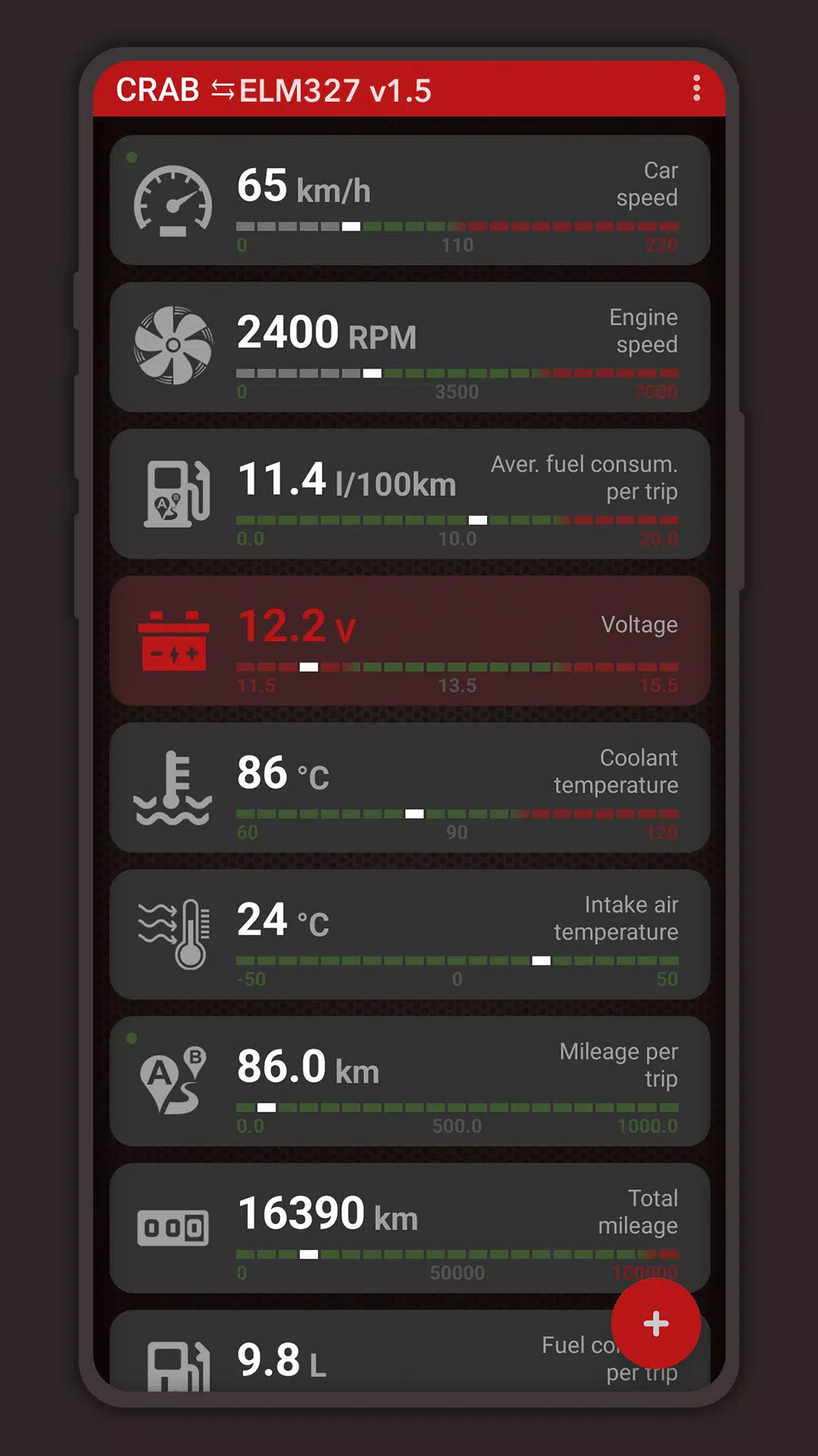 CRAB Car Scanner Screenshot 2