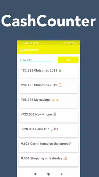 CashCounter: The euro counter स्क्रीनशॉट 1