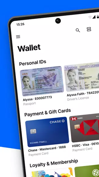 Folio: Digital Wallet App screenshot 1