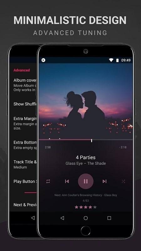 BlackPlayer EX Music Player স্ক্রিনশট 2