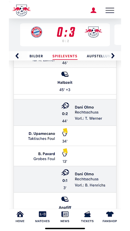 RB Leipzig captura de pantalla 3