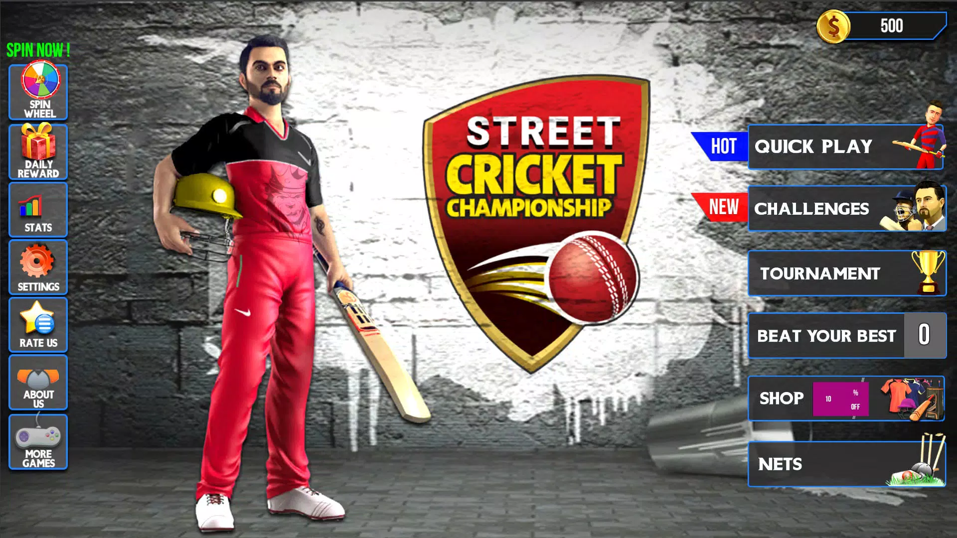 Street Criket-T20 Cricket Game স্ক্রিনশট 1