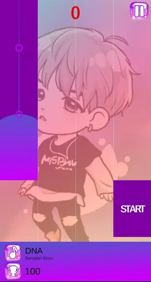 Screenshot BTS Chibi Piano Tiles 4