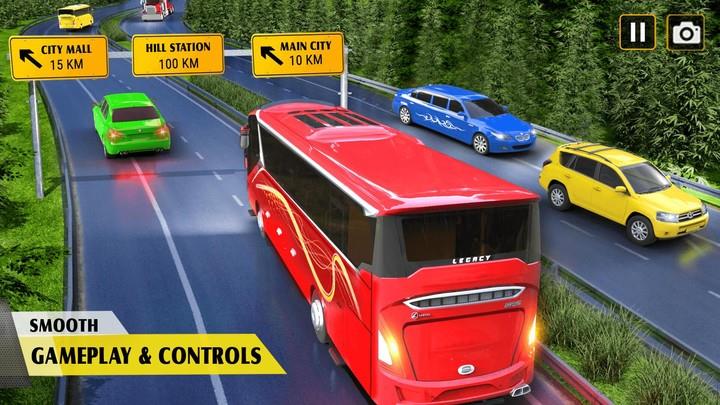 Bus Game : Coach Bus Simulator स्क्रीनशॉट 4