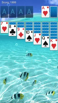 Solitaire: Ocean Blue屏幕截圖1