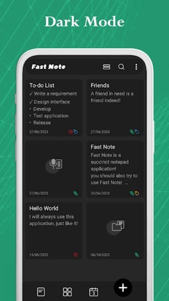 ภาพหน้าจอ Note, Notepad - Fast Note 1