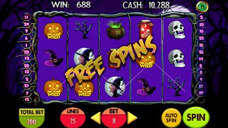 Halloween Slots Mania Deluxe屏幕截圖3