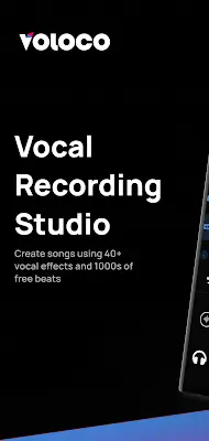 Voloco: Auto Vocal Tune Studio captura de pantalla 1